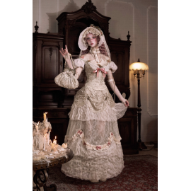 Cupid's Poetry Box Long Skirt by Blood Supply (BSY161LSK)